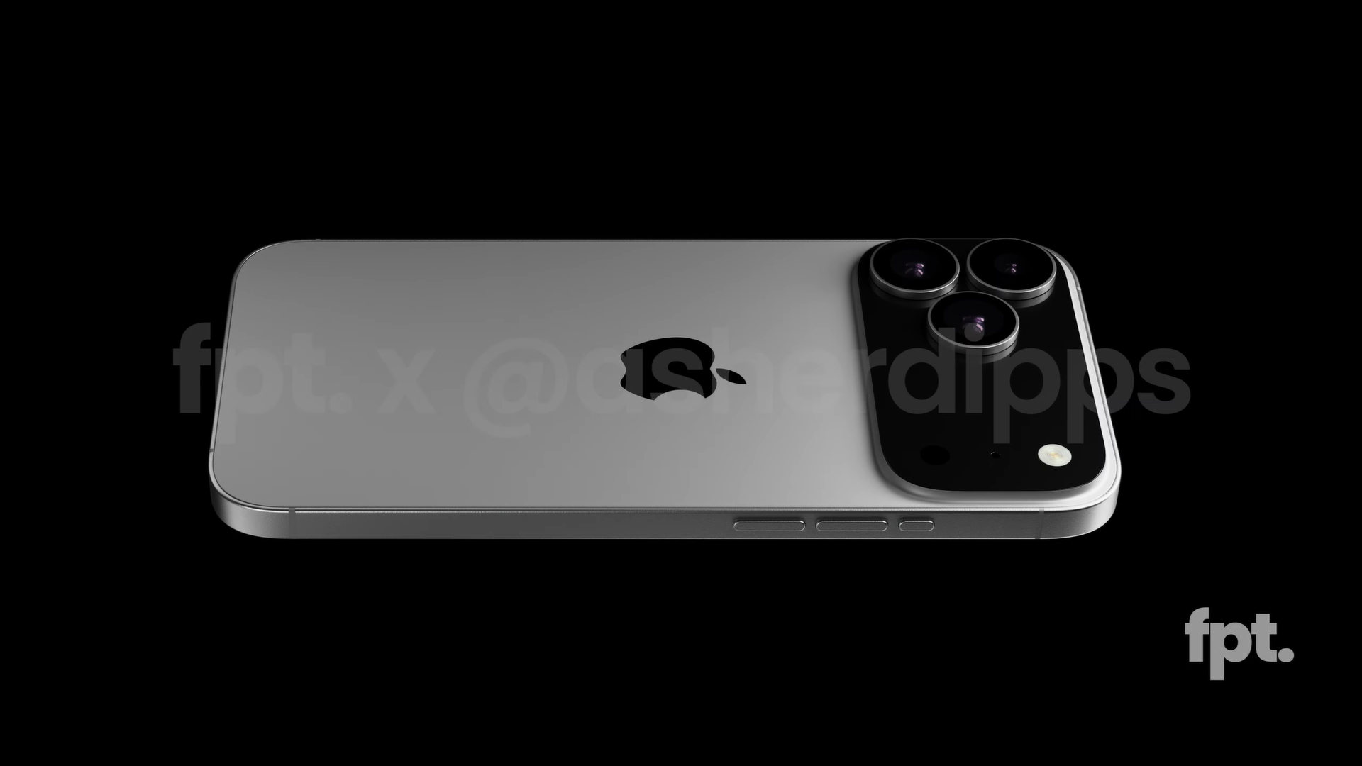 Rendering of iPhone 17 Pro
