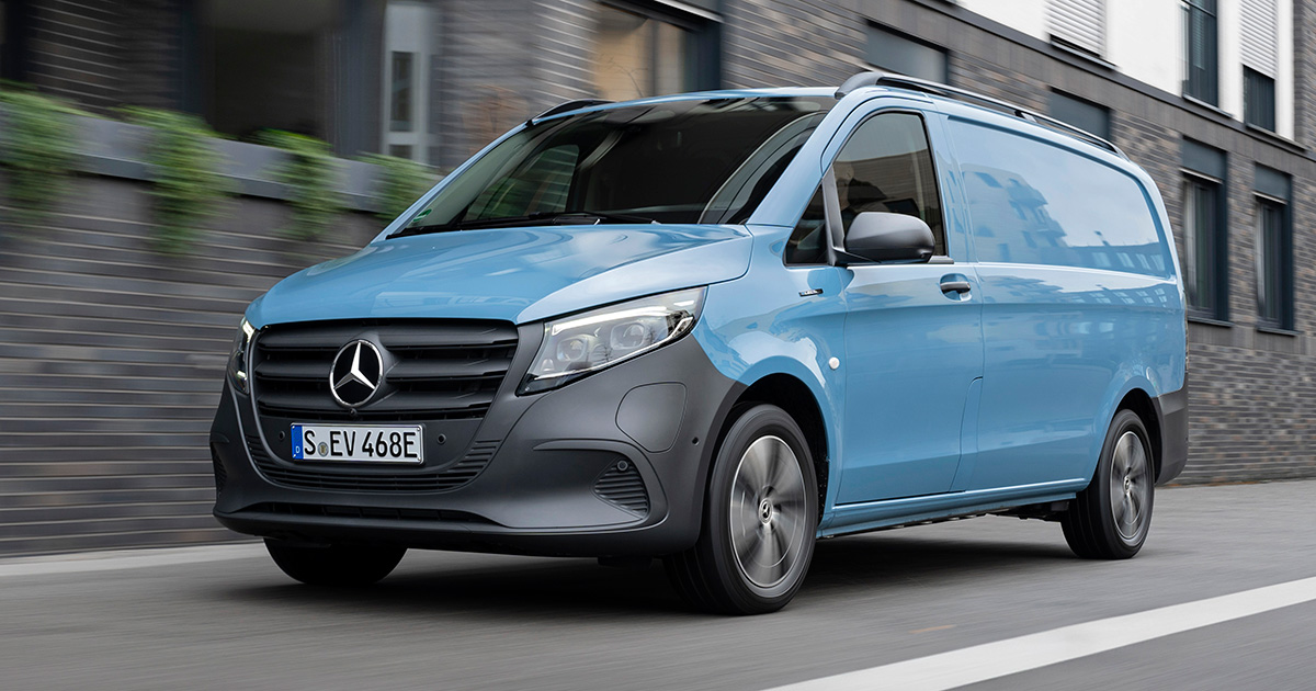 Mercedes-Benz eVito en mouvement