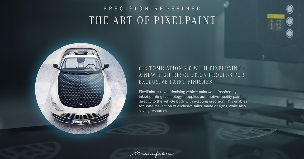 Présentation de la technologie PixelPaint Mercedes-Benz