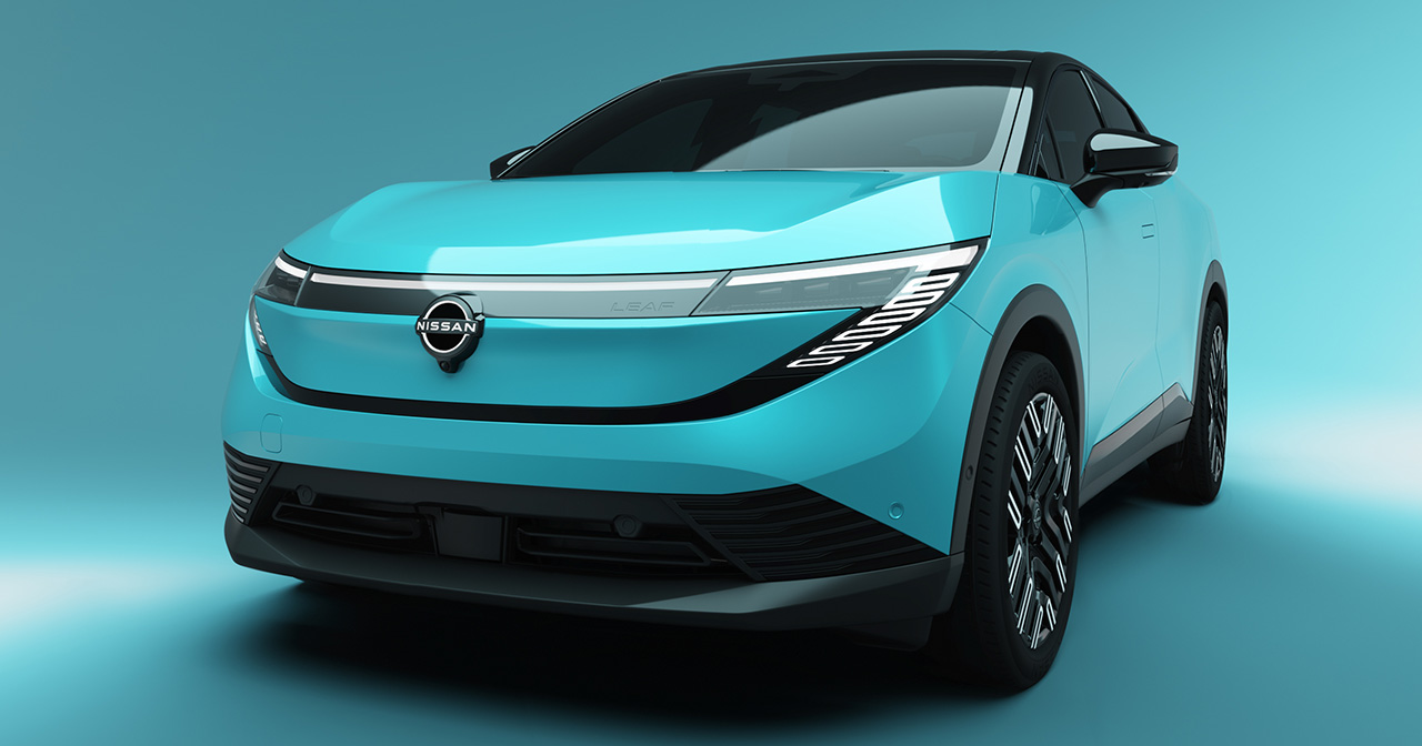 La Nissan Leaf de troisième génération. Illustration : Nissan Motor