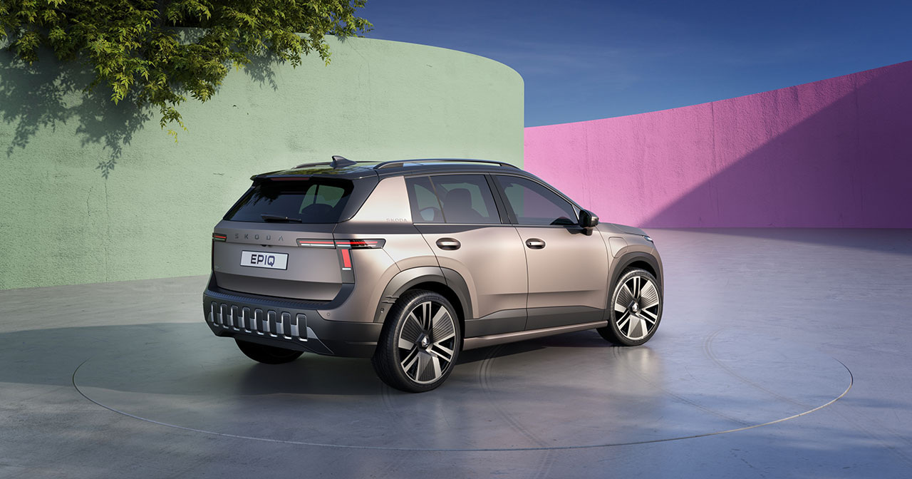 Škoda Epiq в матовом цвете Cashmere