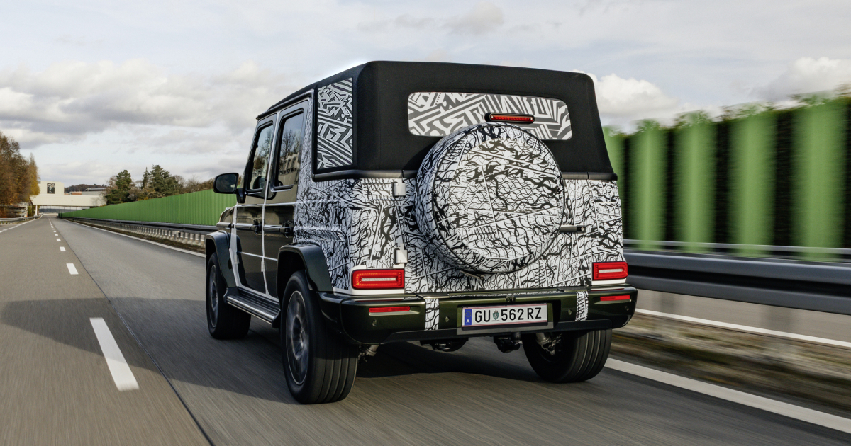 Прототип Mercedes-Benz G-Class 2025 на испытаниях