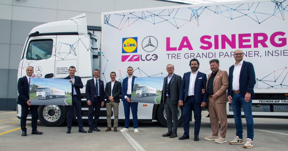 Lidl Italia - перша компанія в Італії з повністю електричним Mercedes-Benz eActros 600