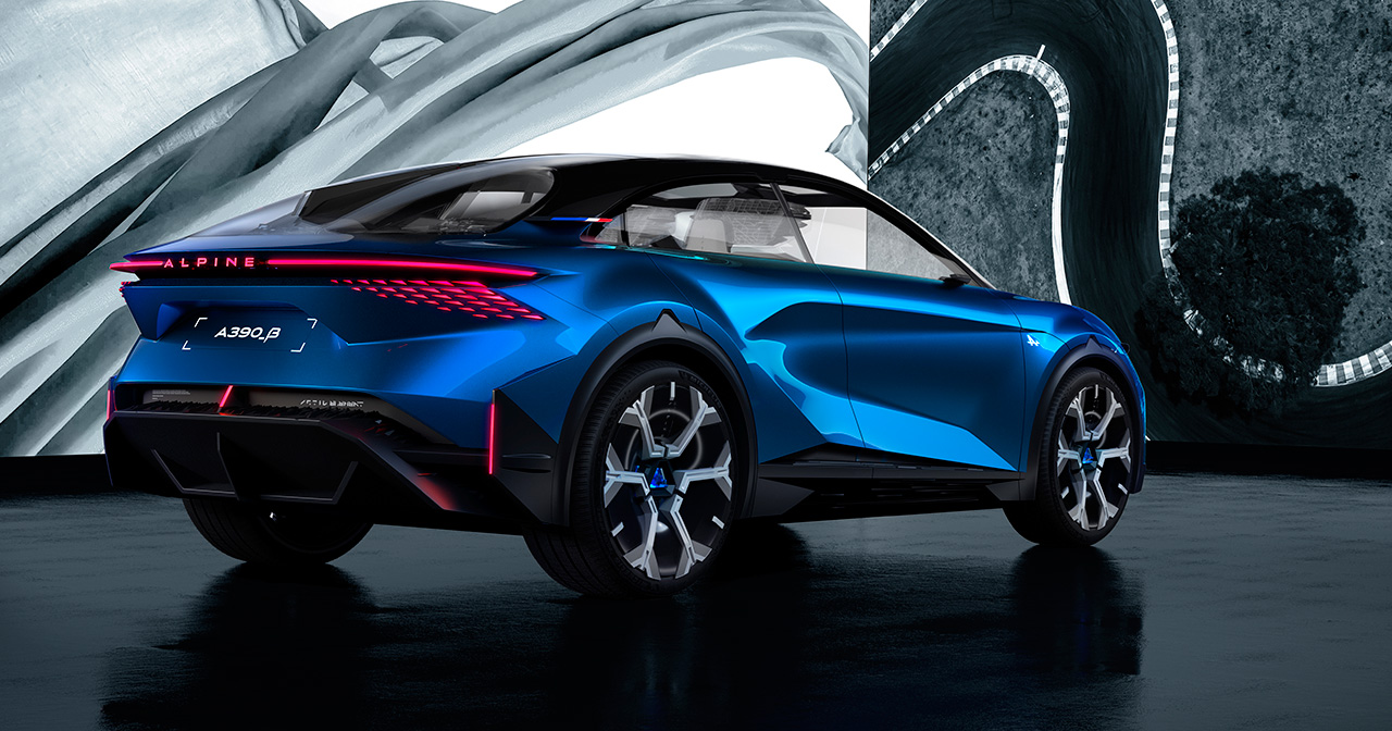Динамический кадр концепта Alpine A390