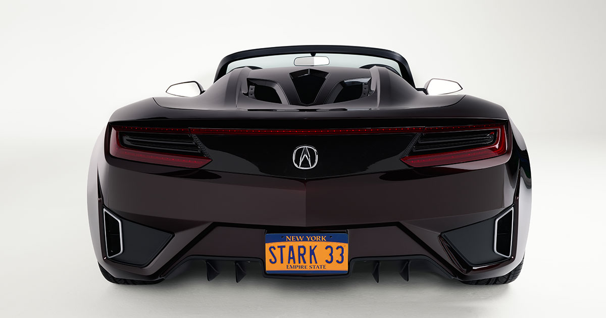 Acura NSX Roadster - вид збоку