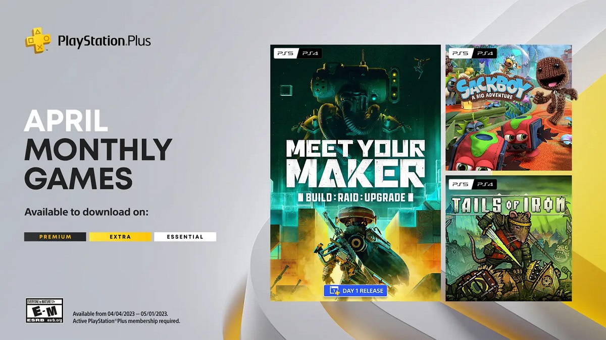 Sony назвала безкоштовні ігри, які будуть доступні передплатникам PS Plus у квітні