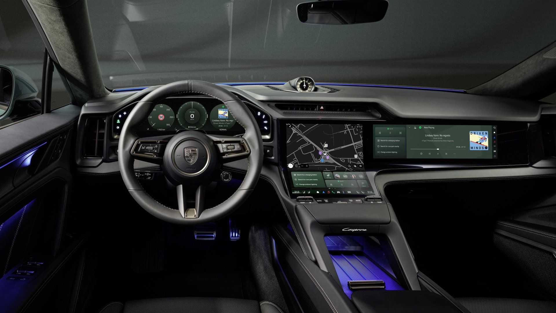 Porsche Cayenne Electric - передний вид