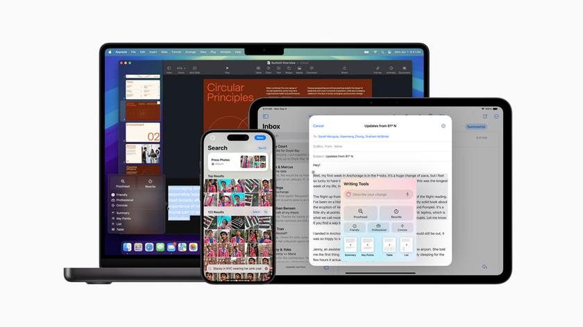 Apple Intelligence. Illustration par Apple