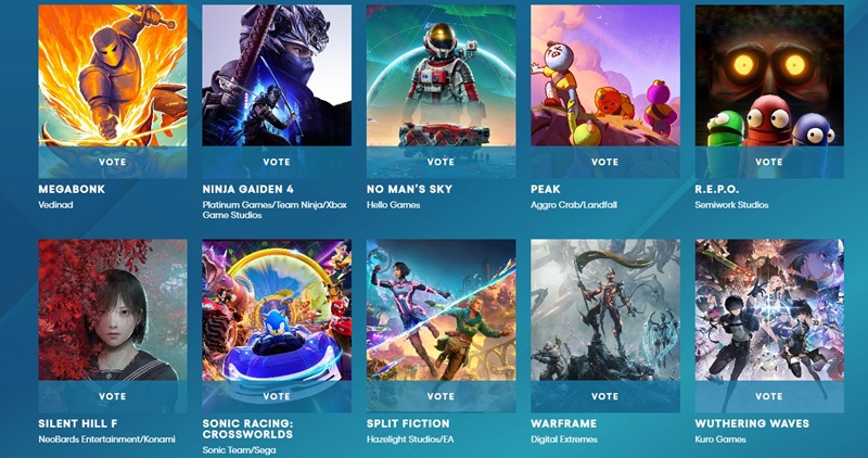 TGA 2025 Nominee Games