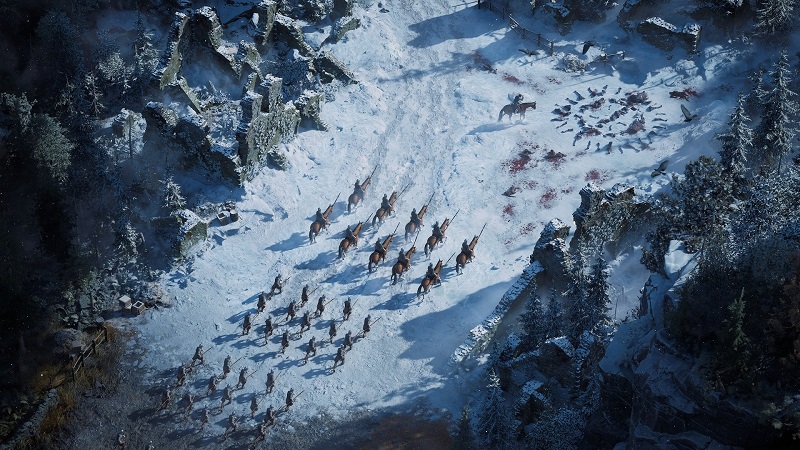 Main factions of the game: Starks, Lannisters, Targaryens