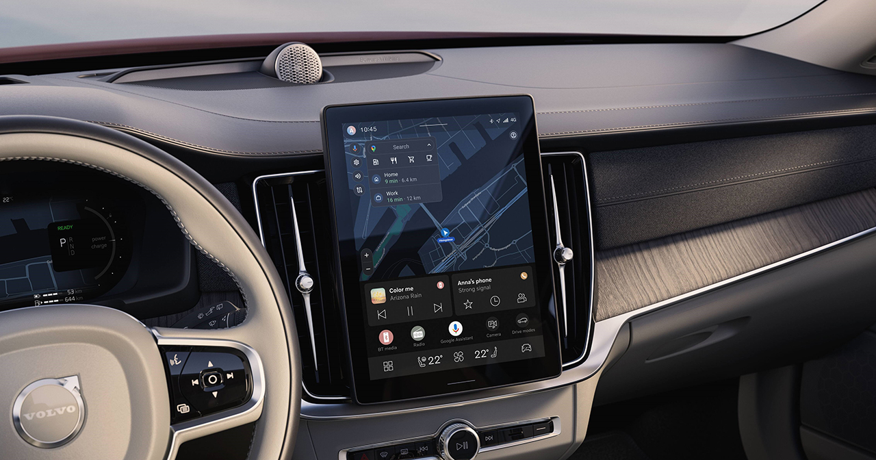 Интерьер обновлённого Volvo S90 с улучшенной шумоизоляцией