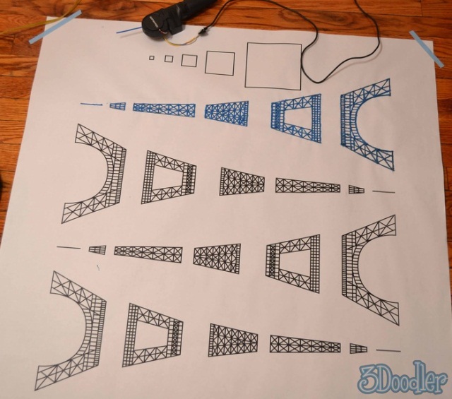 Сегодня на Kickstarter стартовал проект 3Doodler - ручка, которой можно рисовать в пространстве-4