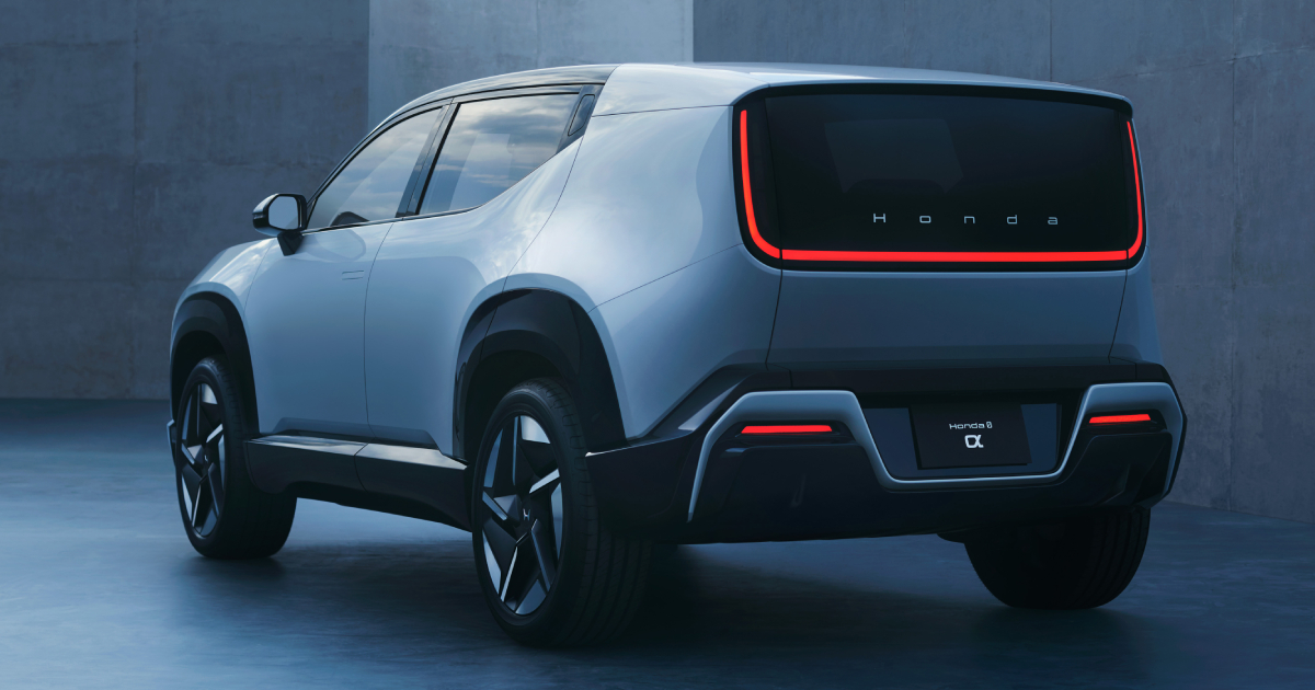 Honda 0 Alpha прототип боковая часть