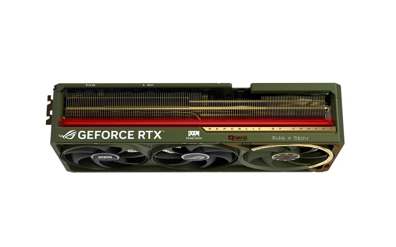 Détails visuels de la ROG Astral GeForce RTX 5080 DOOM Edition GeForce RTX 5080 DOOM Edition