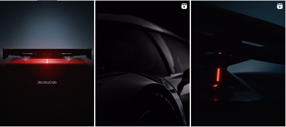 Скріншот тизерів на сторінці Koenigsegg в Instagram