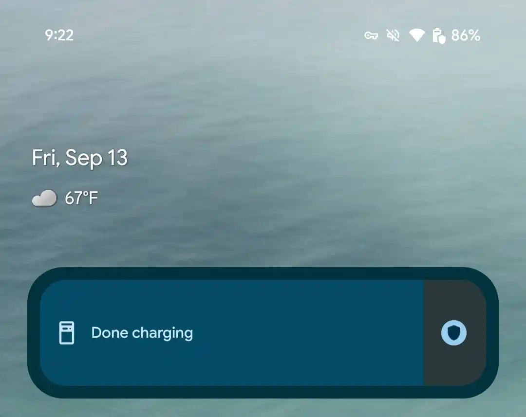 Updated Pixel 9 interface