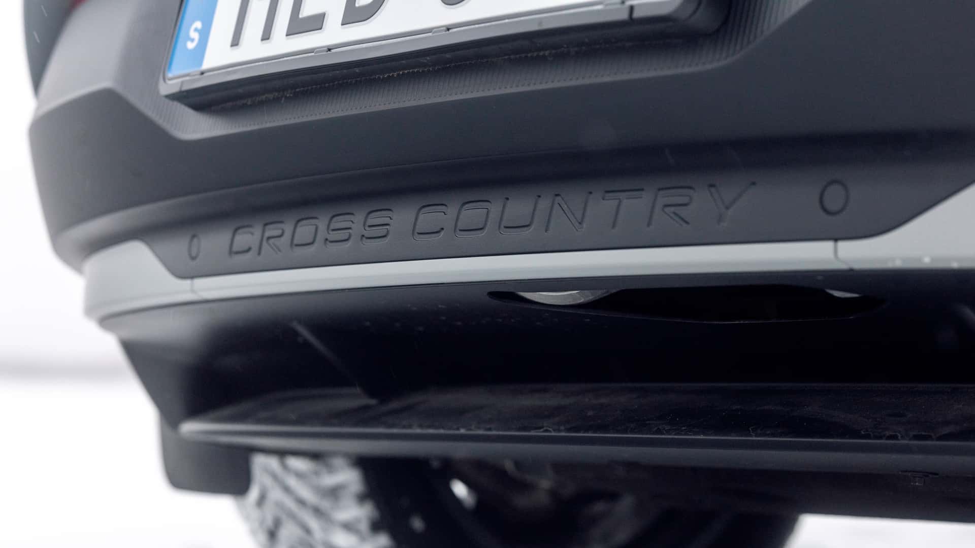 Volvo EX30 Cross Country on the road
