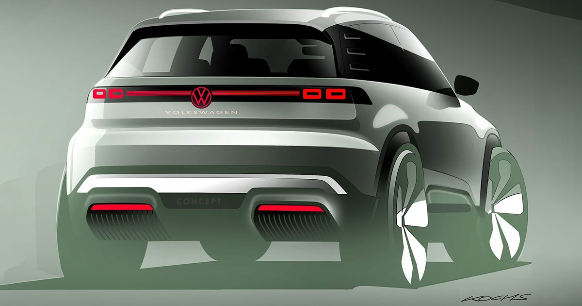 Электрический кроссовер Volkswagen - концепт 2