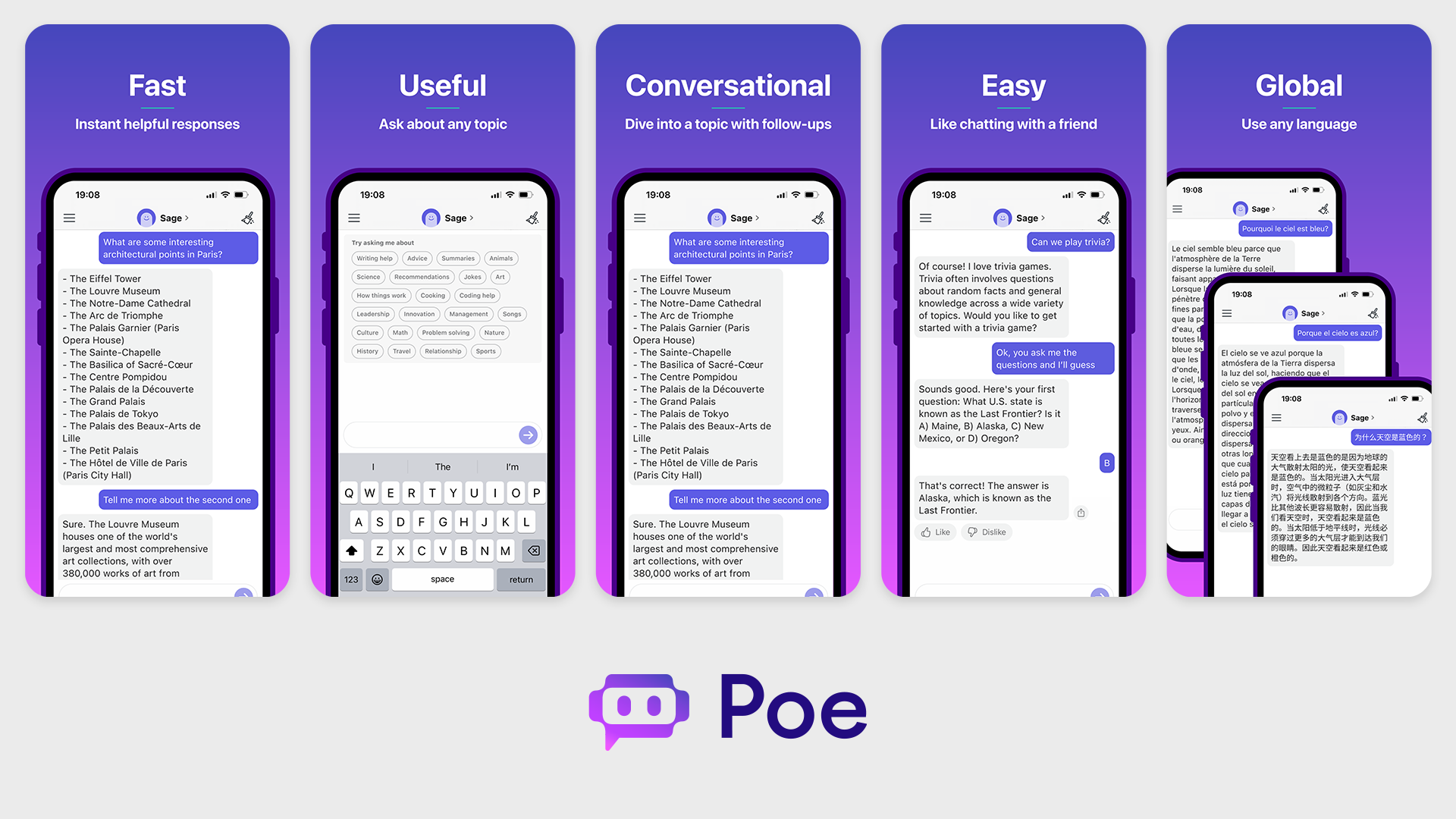 Poe, de Quora, étend les capacités de la plateforme avec un chat multibot et des solutions d'entreprise.