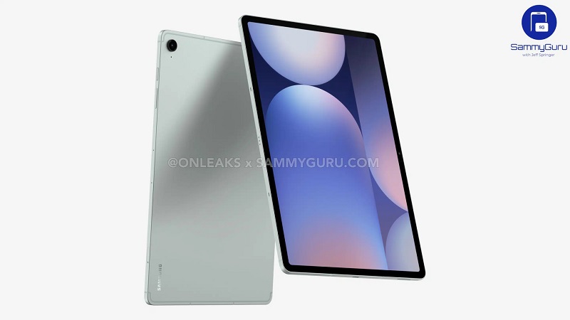 Rendu CAO de la Galaxy Tab S10 FE+