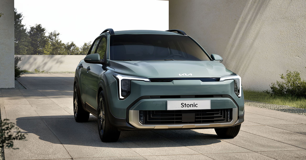 The updated Kia Stonic for the 2026 model year - front view