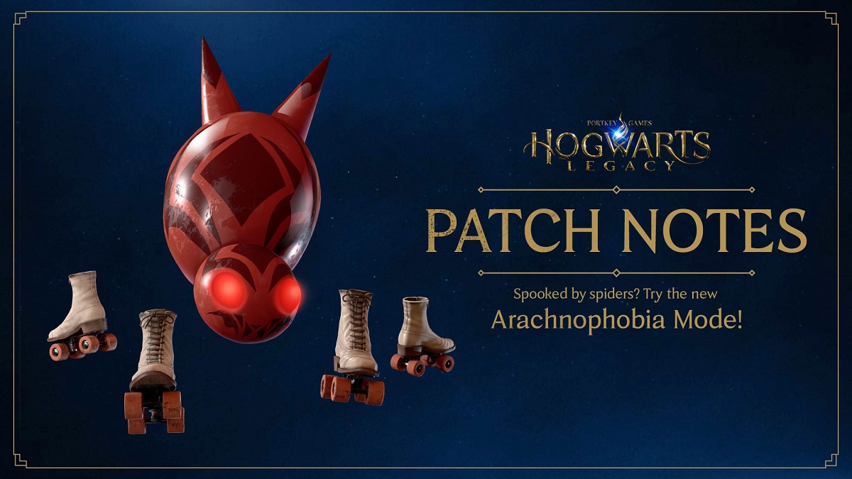 Павуки більше не страшні: для Hogwarts Legacy вийшов патч, який виправив баги та запровадив спеціальний режим для геймерів з арахнофобією