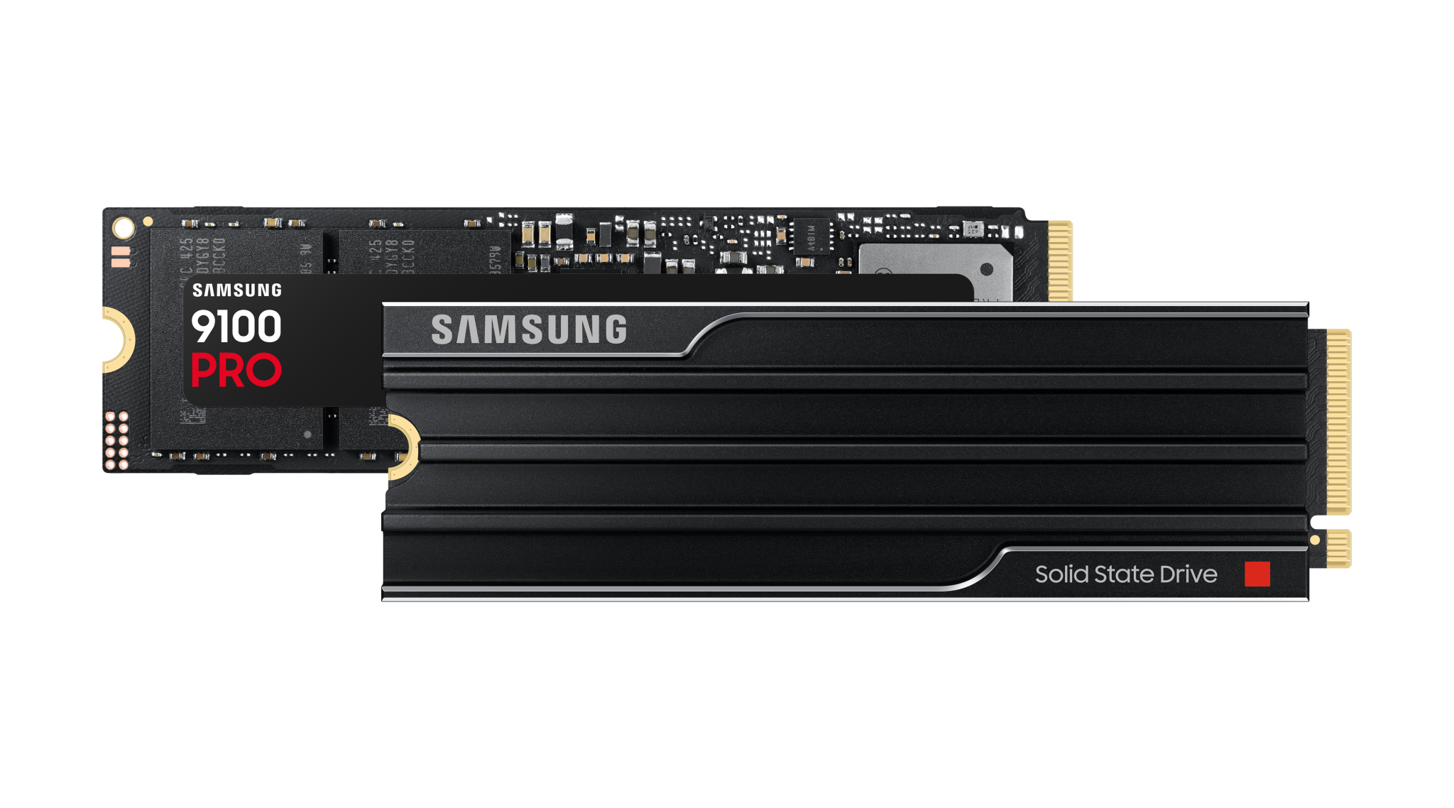Samsung 9100 Pro SSD sans dissipateur thermique
