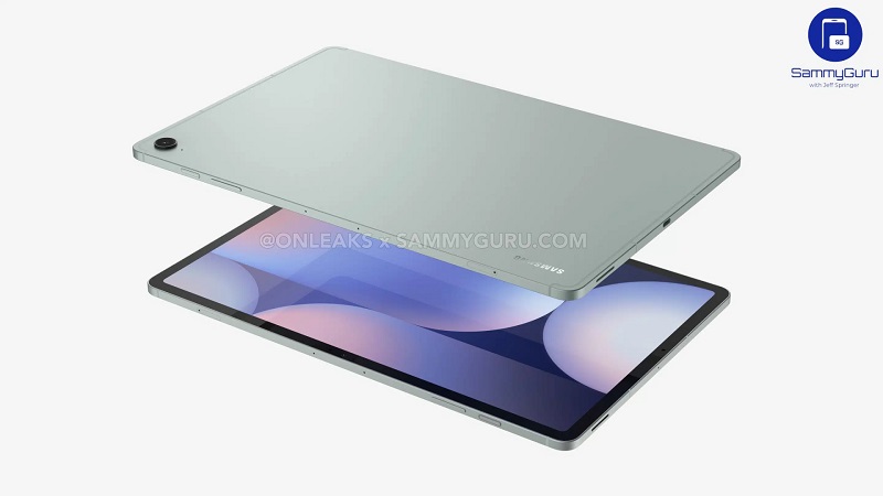 Panneau arrière de la Galaxy Tab S10 FE