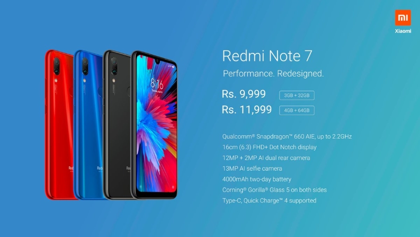 Анонс міжнародної версії Redmi Note 7: інша камера, нові кольори та дві модифікації пам'яті
