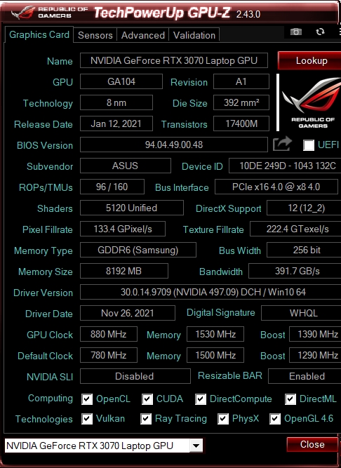ASUS ROG Zephyrus M16: забійна сила 16-дюймового калібру-36