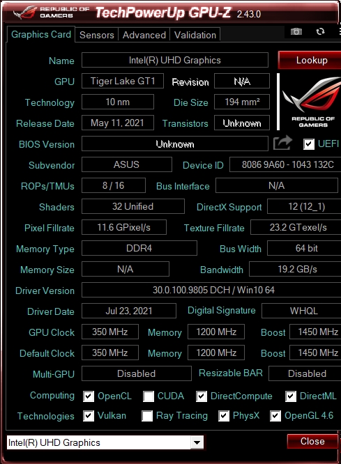ASUS ROG Zephyrus M16: забійна сила 16-дюймового калібру-37