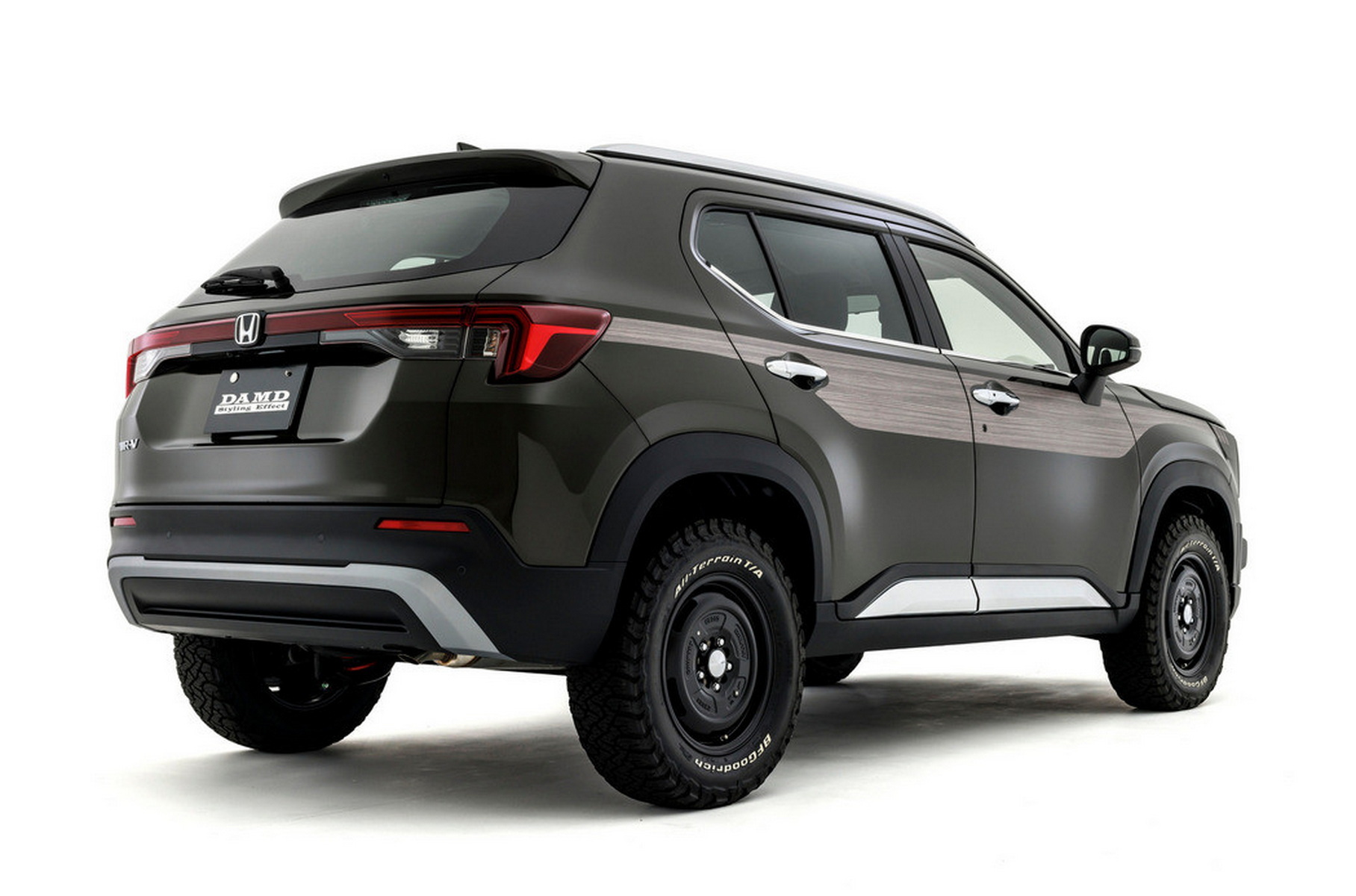Honda WR-V endommagé avec un design Jeep