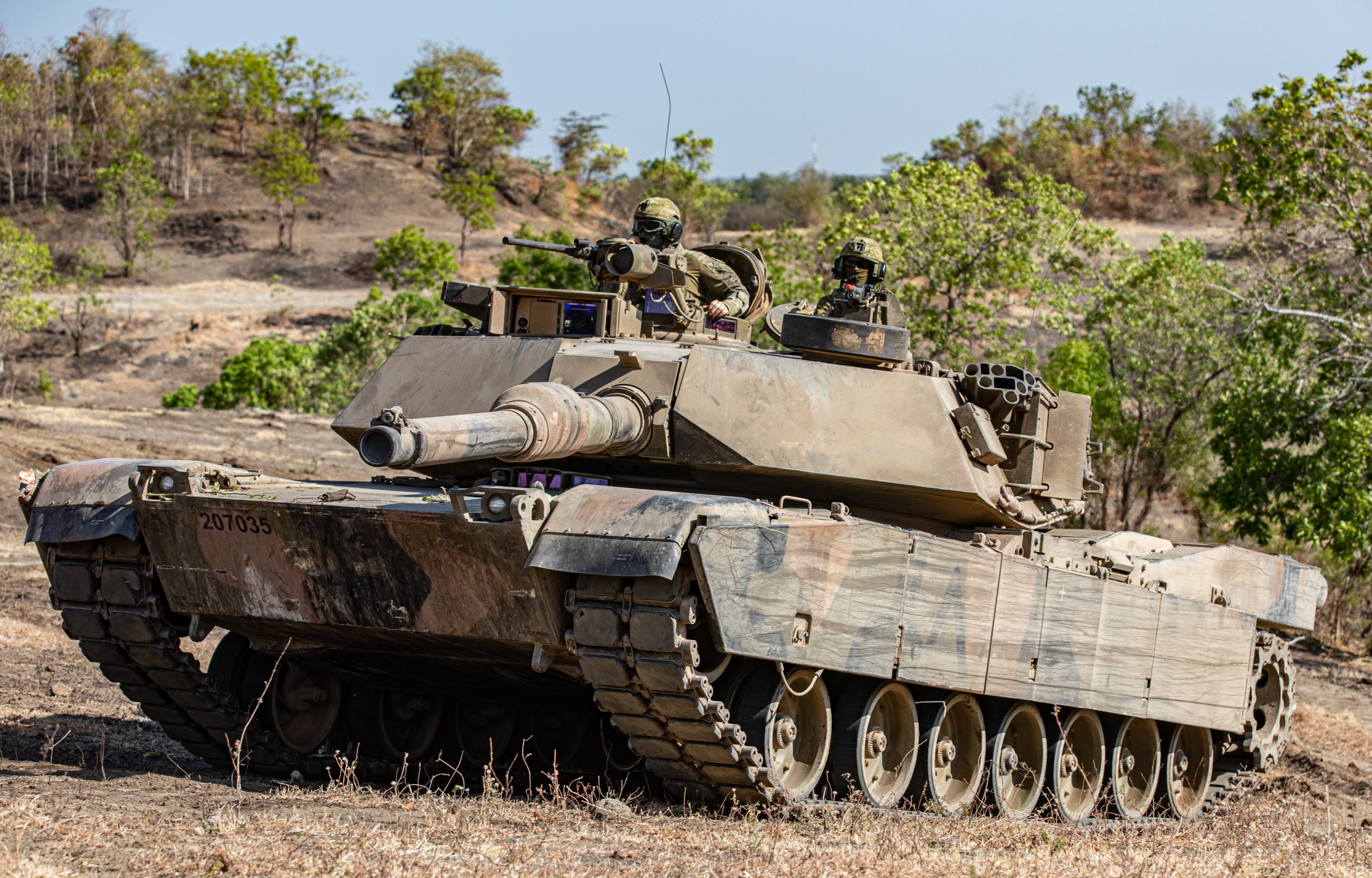 Australian M1A1 Abrams tank