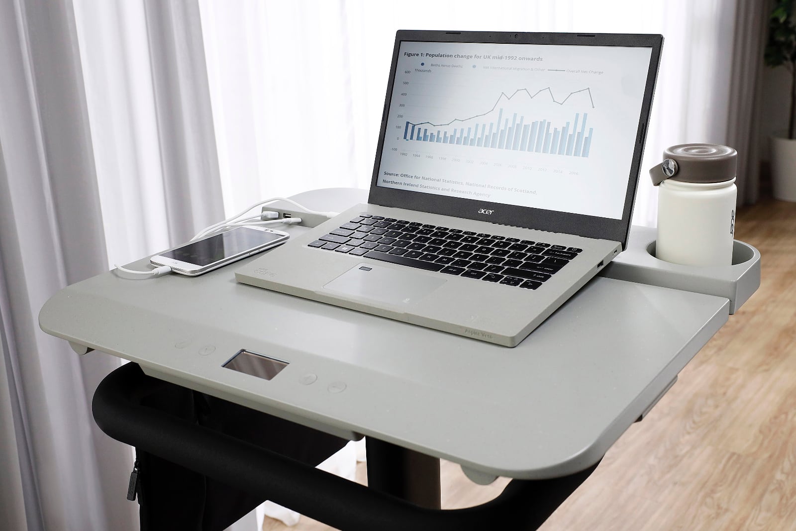 Acer Introduces eKinekt BD 3 Bike Desk. It converts energy from the rider’s pedaling power to charge laptop-2