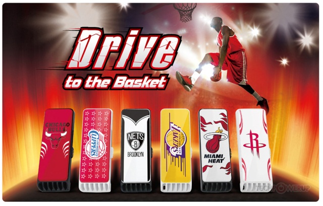 Флешки для любителей баскетбола ADATA NBA C802