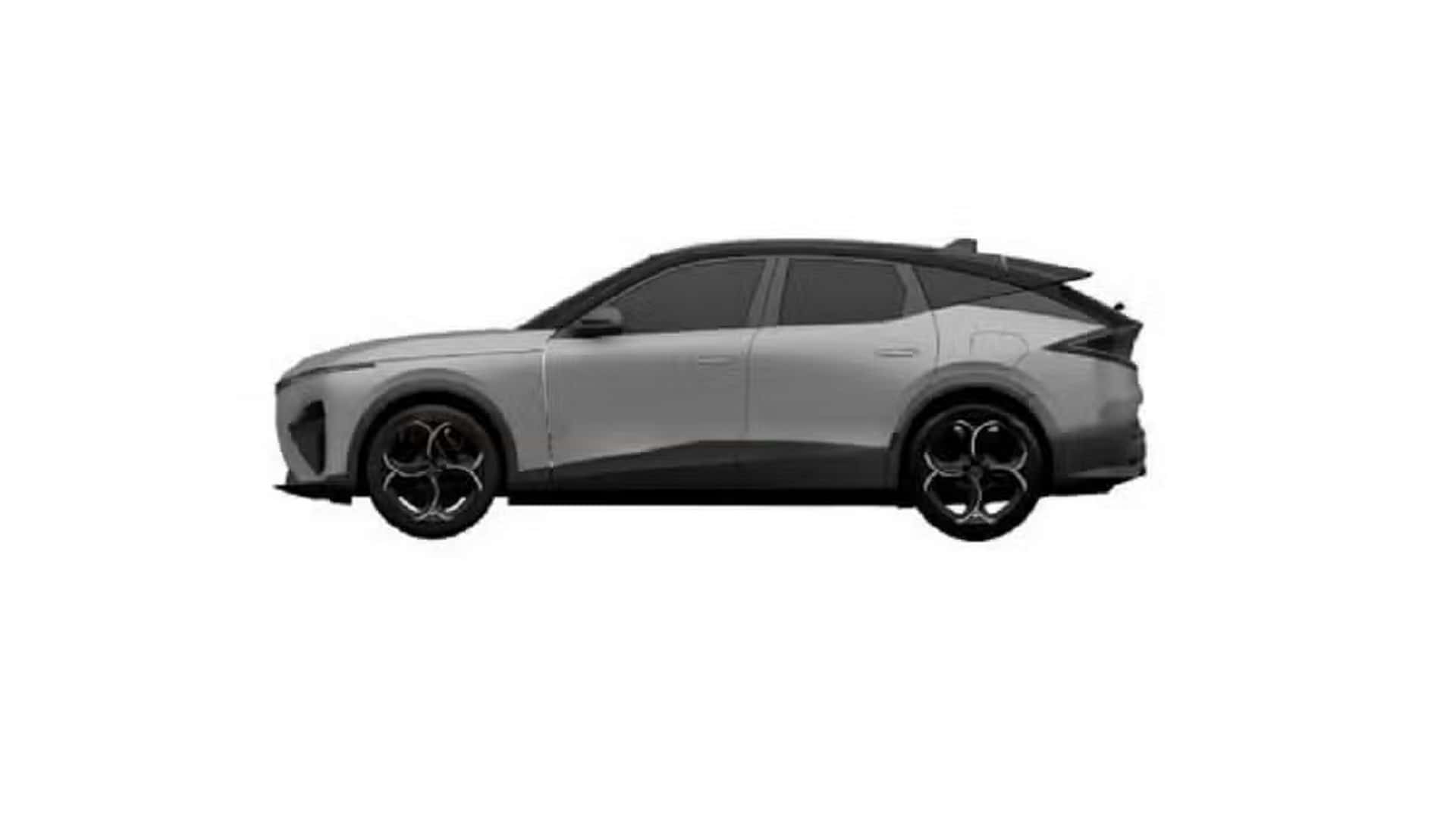 Дизайн передньої частини Alfa Romeo Stelvio 2025