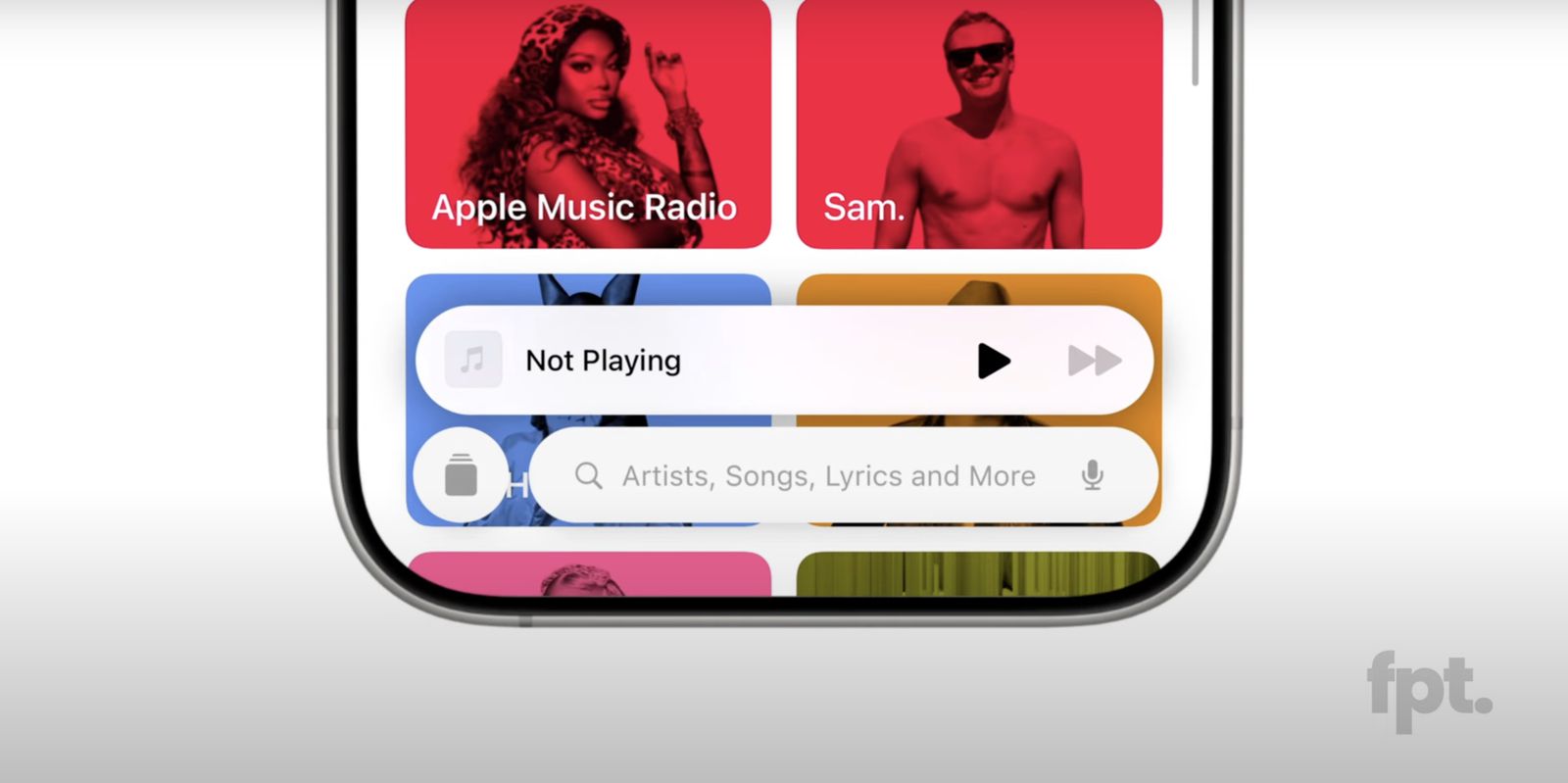 Barre de recherche présumée pour iOS 19