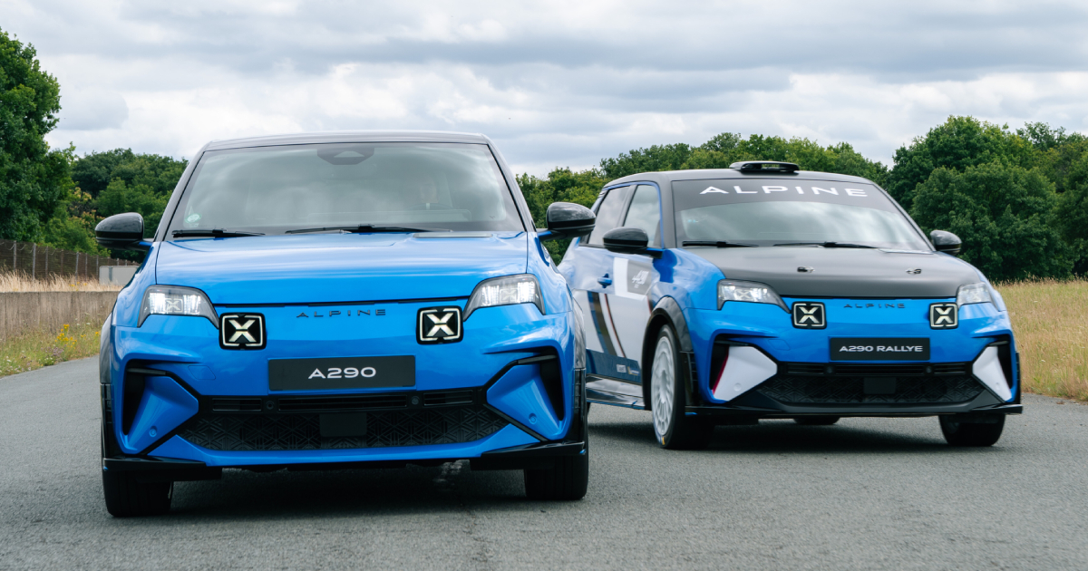 Інтер'єр автомобіля Alpine A290 Rallye