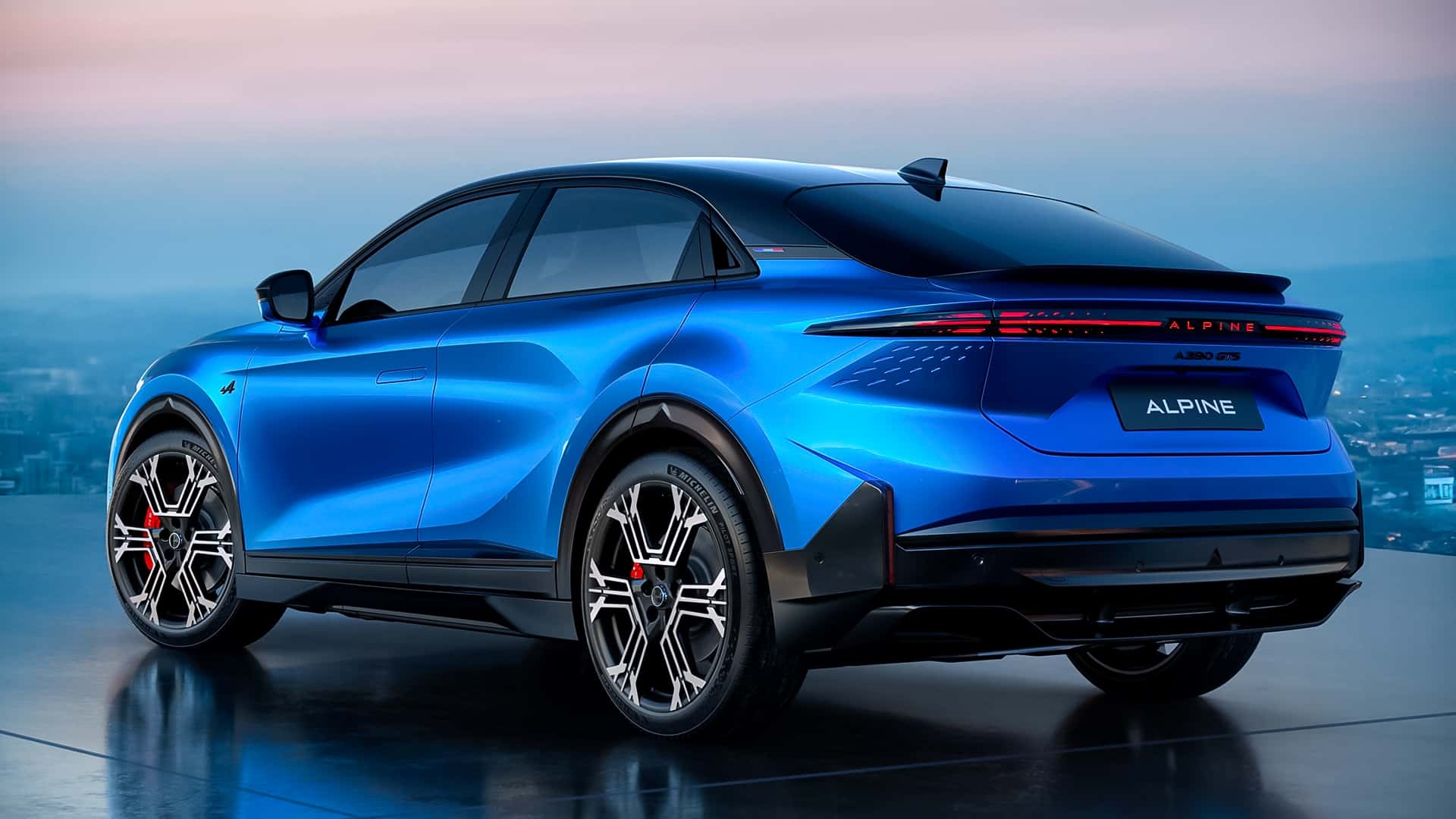 Alpine A390 задній вигляд