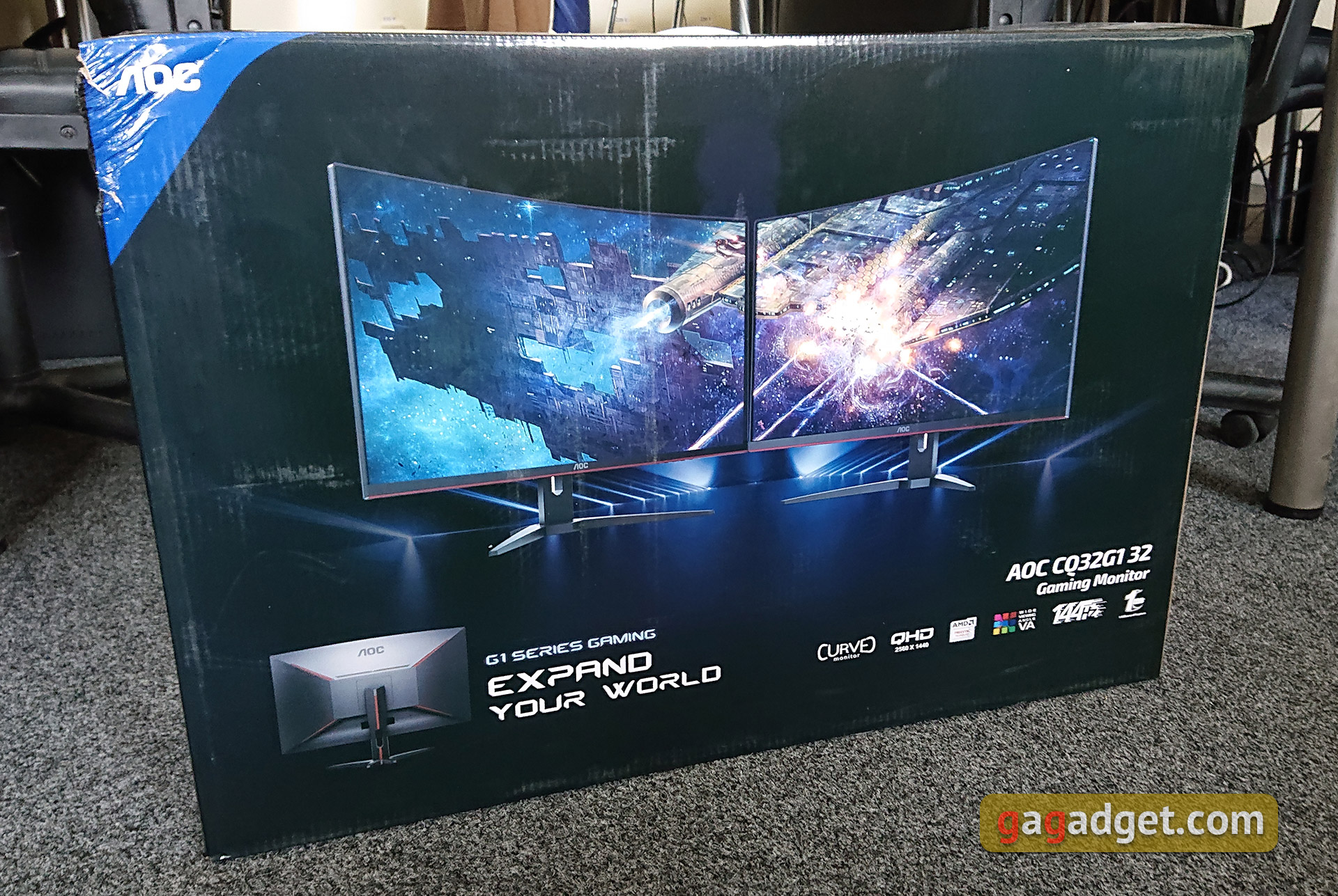Обзор AOC CQ32G1: 32-дюймовый изогнутый геймерский монитор с частотой 144 Гц-2