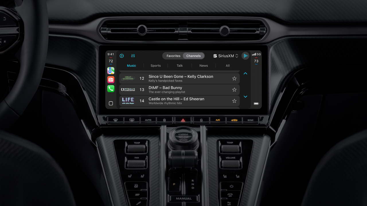 Приладова панель CarPlay Ultra з радіо