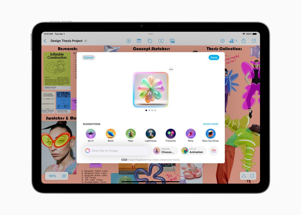 Apple iPad Air з інтелектуальною образною площадкою