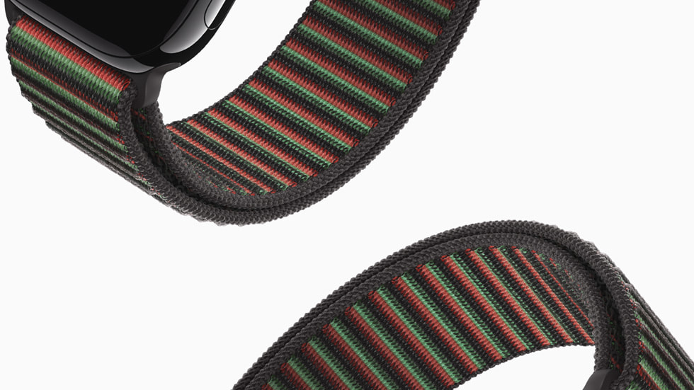 Ремінець Black Unity для Apple Watch. Ілюстрація: Apple
