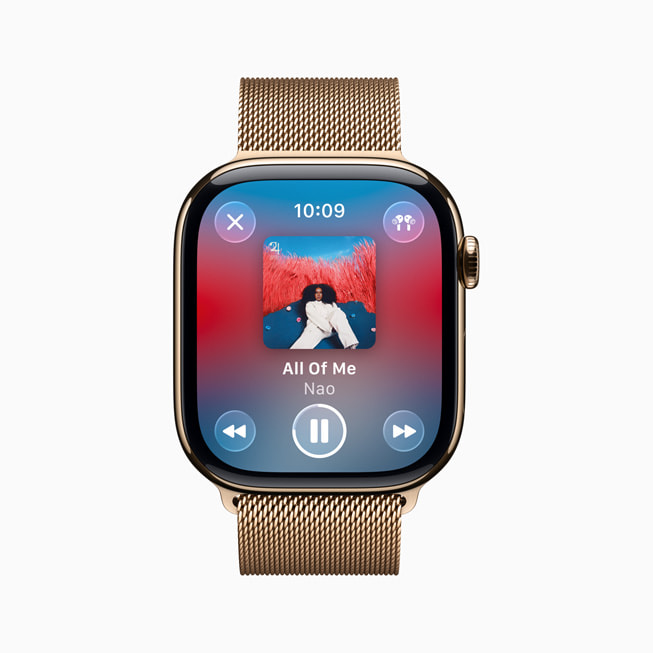 Оновлений дизайн Now Playing в watchOS 26