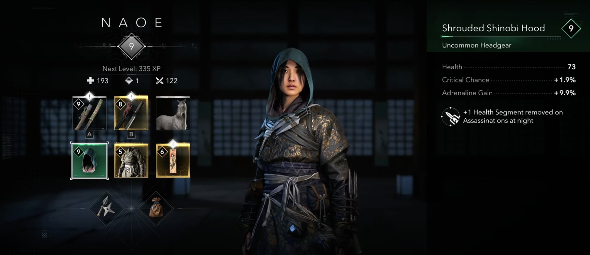 Сінобі Наое з Assassin's Creed Shadows