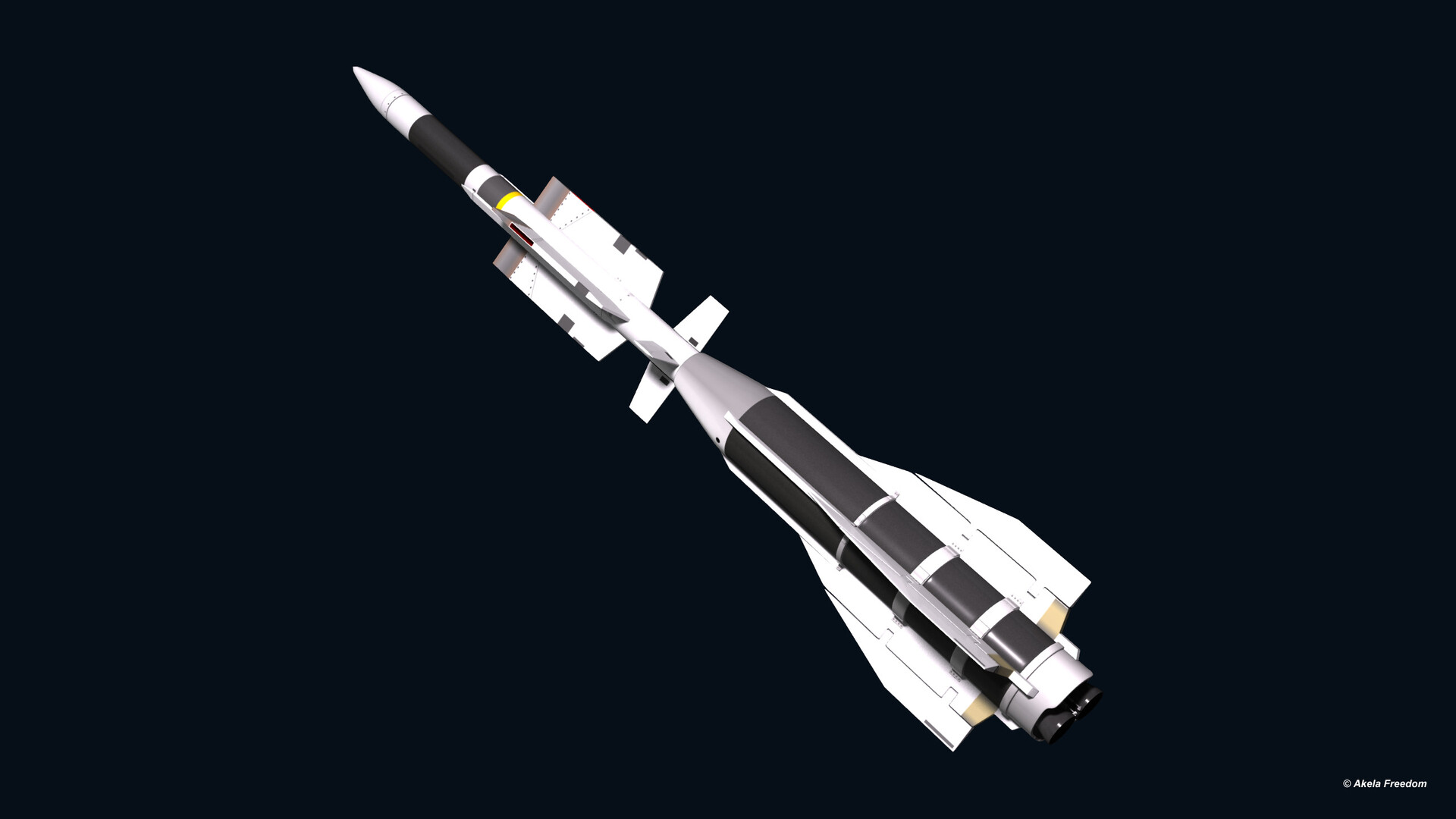 Missile antiaérien Aster 30. Illustration : Akela Freedom