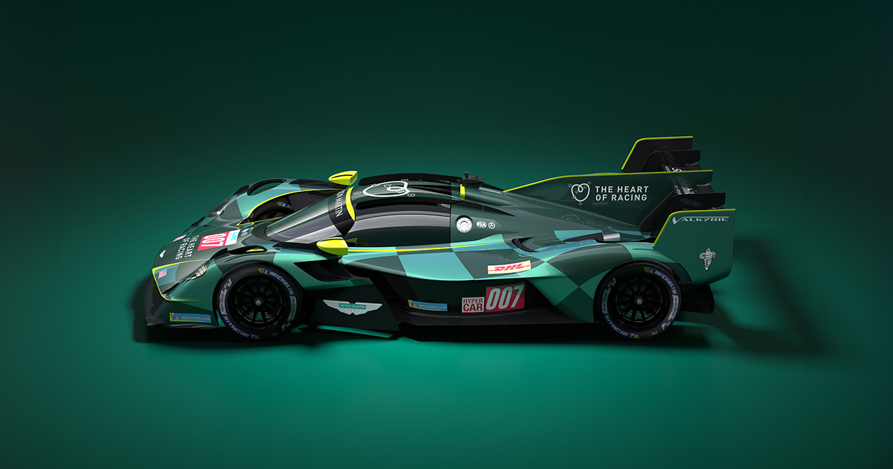 Aston Martin Valkyrie LMH на трассе