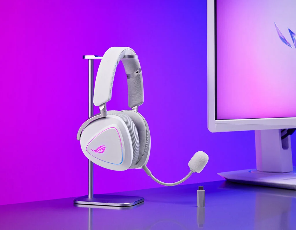 ROG Delta 2 Moonlight White. Illustration par Asus