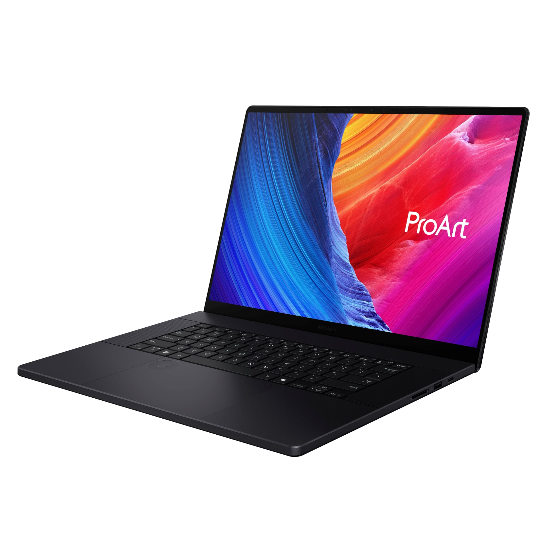 Фотография ноутбука ASUS ProArt P16 клавиатура и тачпад