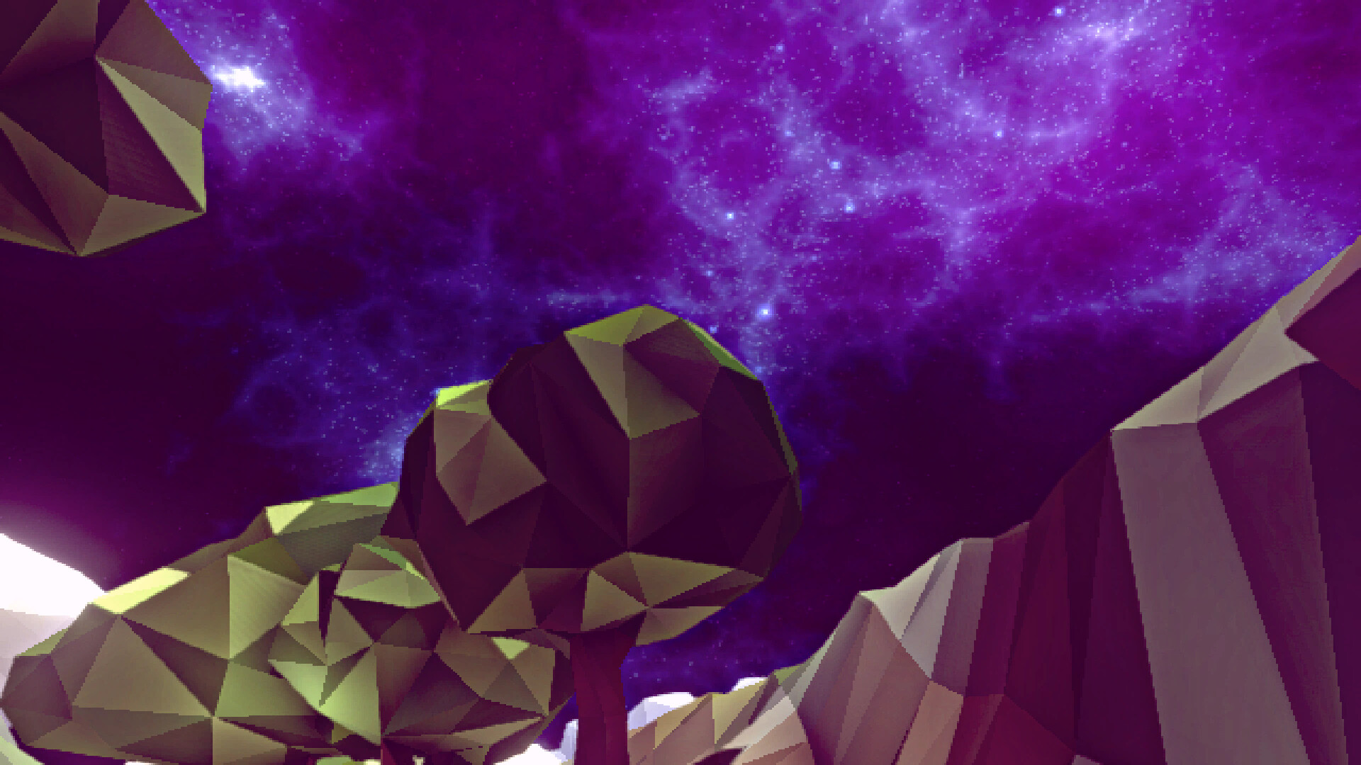 Screenshot from Dreamcore Retro, a player in a mysterious environment